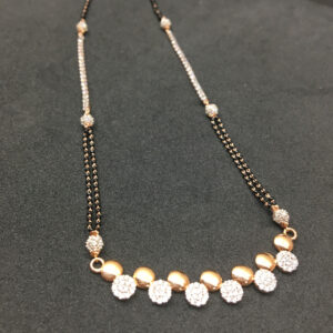 ROSE GOLD MANGALSUTRA DOKIYA