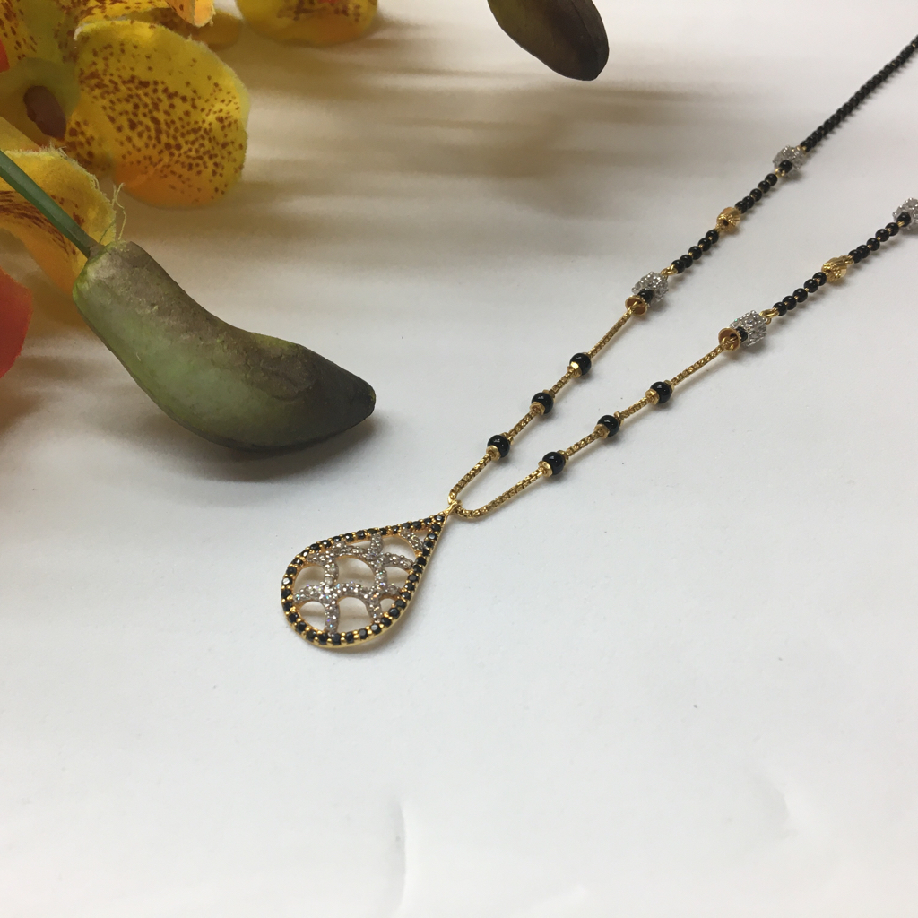 22kt fancy mangalsutra DOKIYA