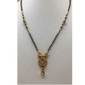 22kt antique singal line  mangalsutra dokiya