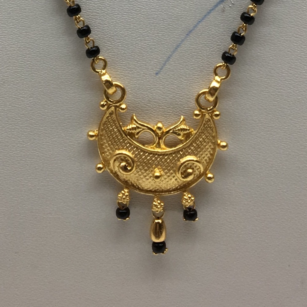 22kt antique singal line mangalsutra dokiya - Image 2