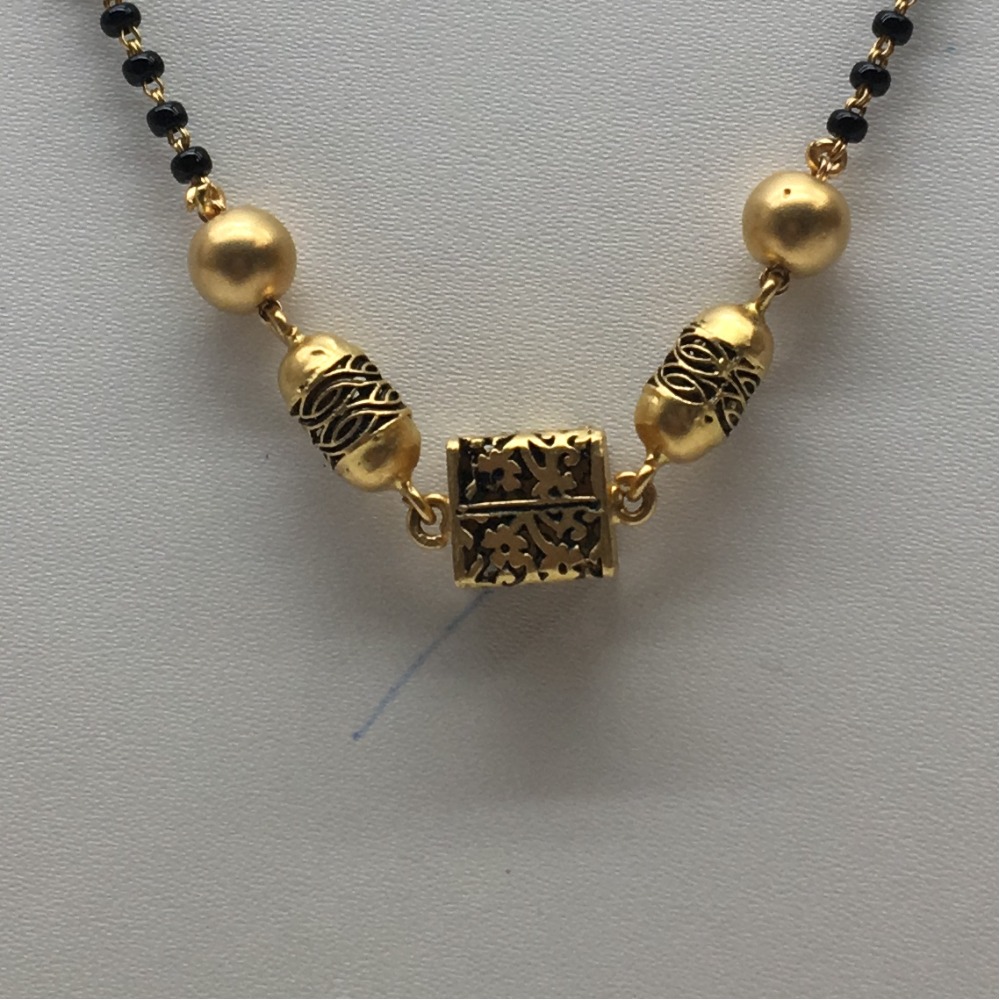 22kt antique singal line mangalsutra dokiya - Image 2