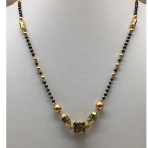 22kt antique singal line  mangalsutra dokiya