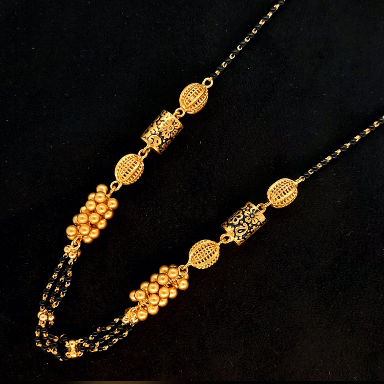 916 gold antique Mangalsutra Dokiya