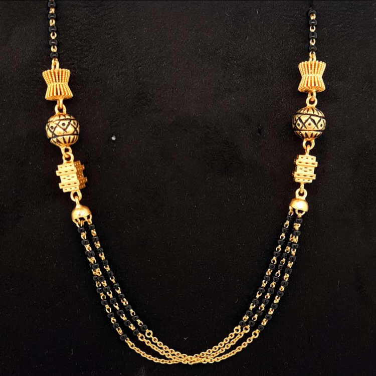 new arrival fancy 22kt gold mangalsutra DOKIYA