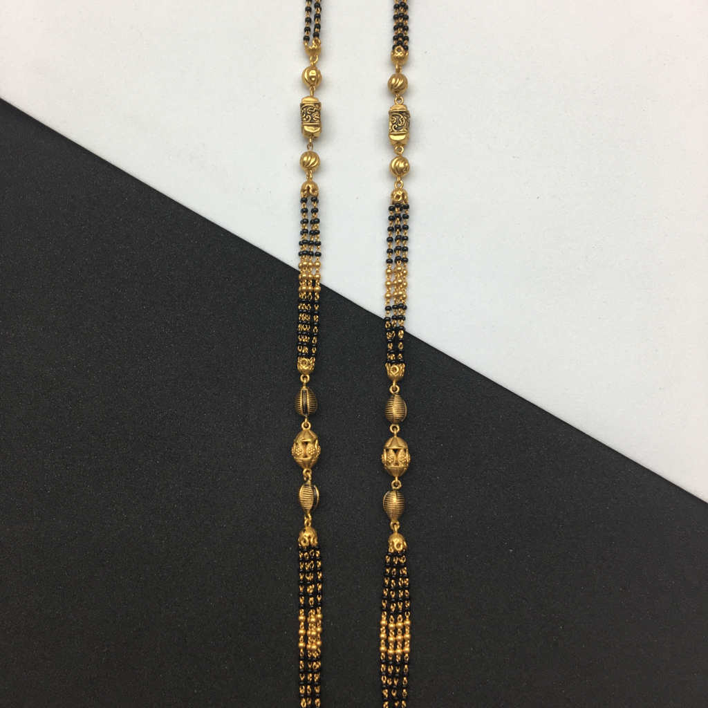 ANTIQUE 916 gold mangalsutra ser