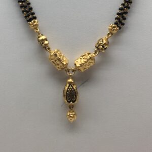 22kt antique mangalsutra dokiya