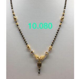 22ct  antique cnc mangalsutra dokiya