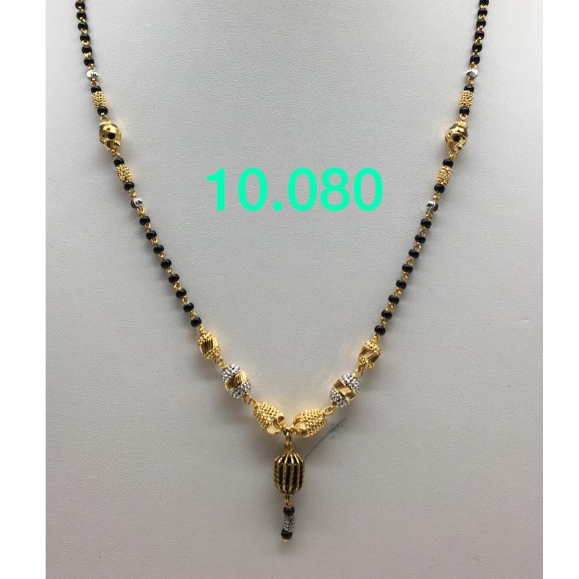 22ct  antique cnc mangalsutra dokiya