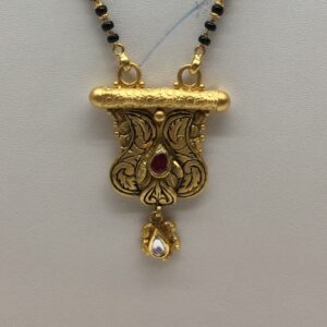 22kt antique mangalsutra dokiya