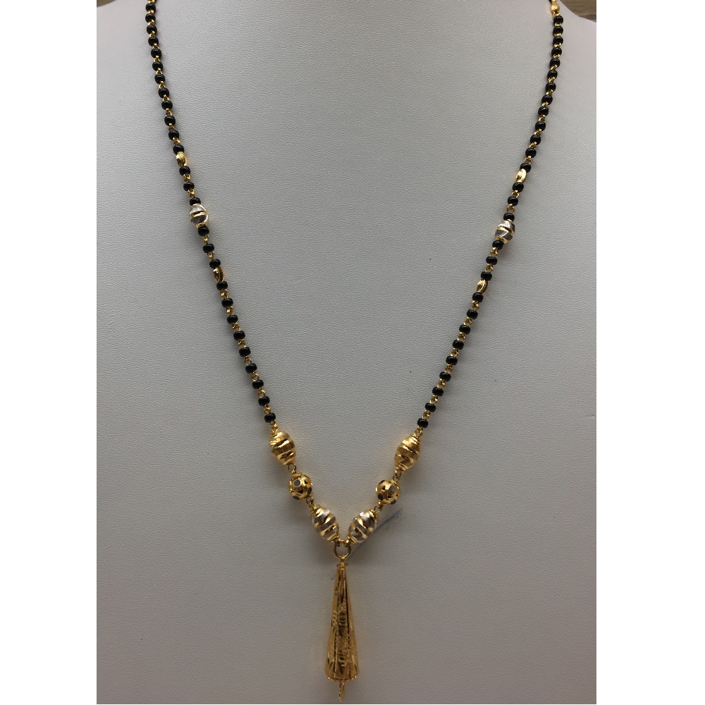 916  gold antique mangalsutra dokiya