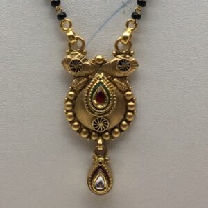 designer pieces of 22kt antique mangalsutra dokiya