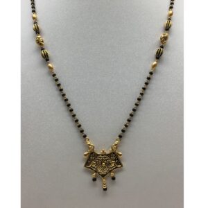 22kt  antique single line mangalsutra