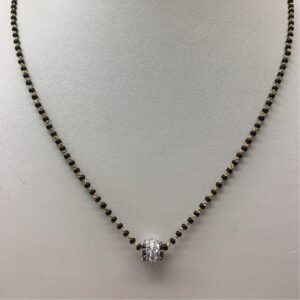 916 gold singal line mangalsutra dokiya