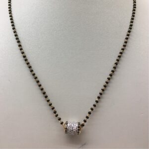 916 Gold CZ  Mangalsutra Dokiya