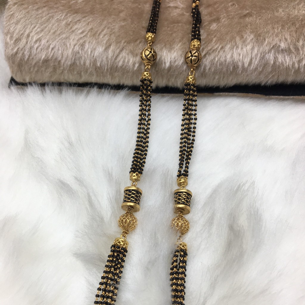 22kt exquisitely made moissanite mangalsutra - Image 3