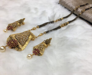 22kt exquisitely made moissanite mangalsutra