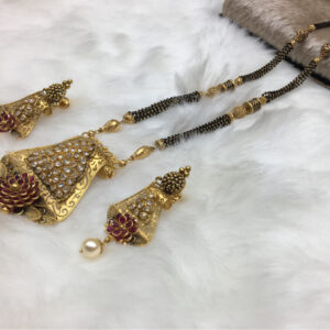 22kt exquisitely made moissanite mangalsutra