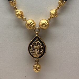 22kt antique  mangalsutra dokiya