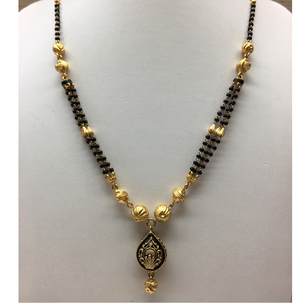 22kt antique  mangalsutra dokiya