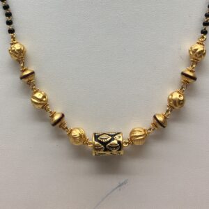 916 gold Antique light weight  Jewellery Mangalsutra Dokia