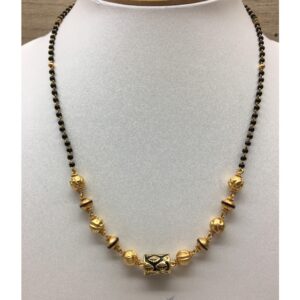 916 gold Antique light weight  Jewellery Mangalsutra Dokia
