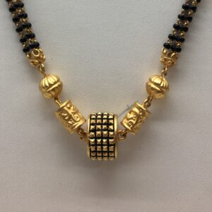 916gold Antique delicate  Jewellery Mangalsutra Dokia