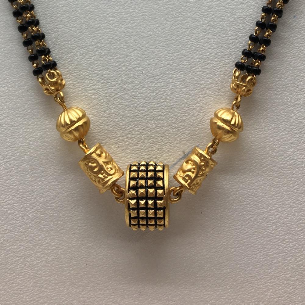 916gold Antique delicate Jewellery Mangalsutra Dokia - Image 2