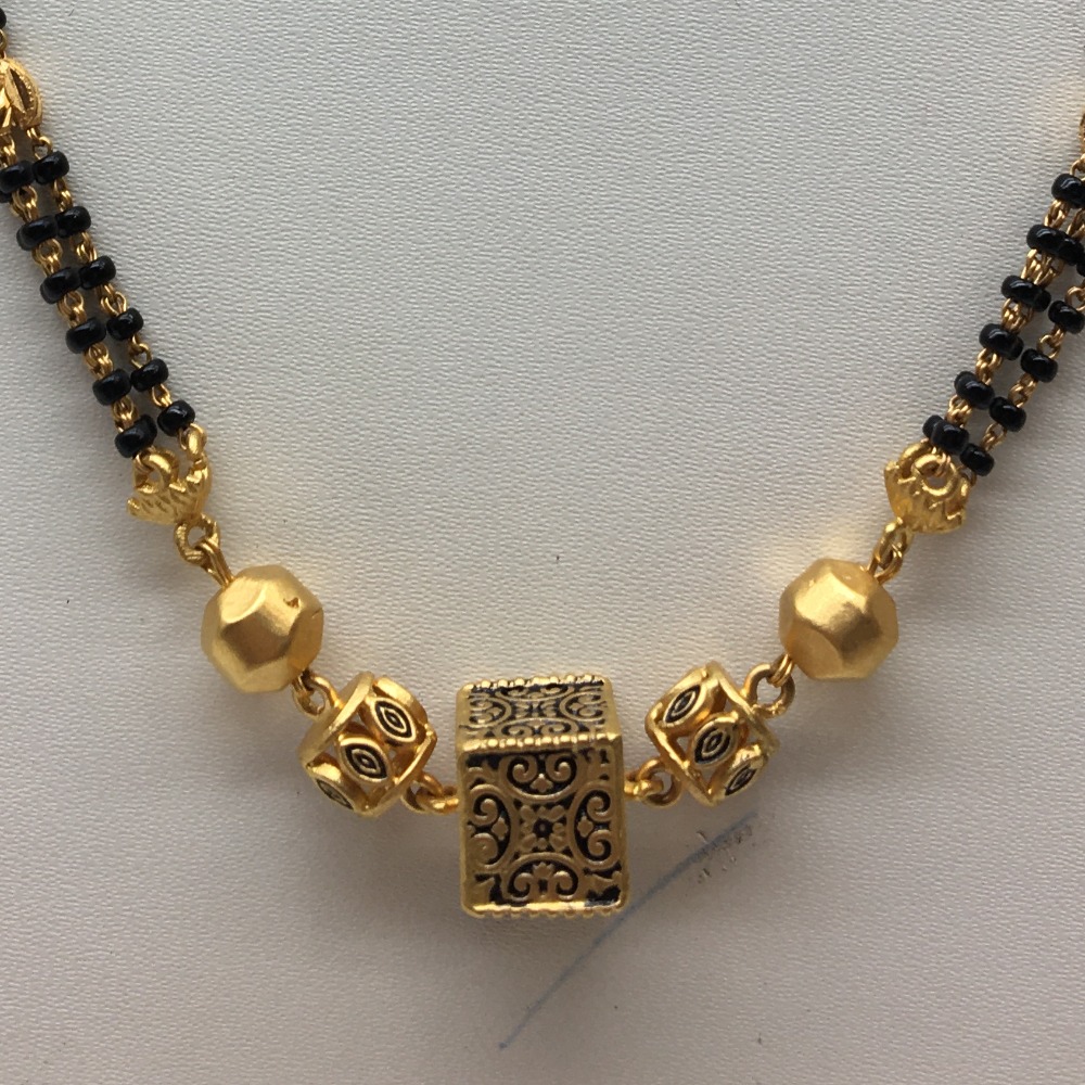 916gold Antique Wedding Jewellery Mangalsutra Dokia - Image 2