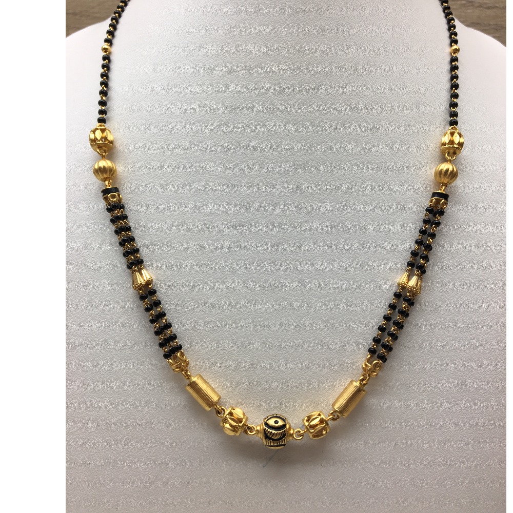 916gold delicate Wedding Jewellery Mangalsutra Dokia