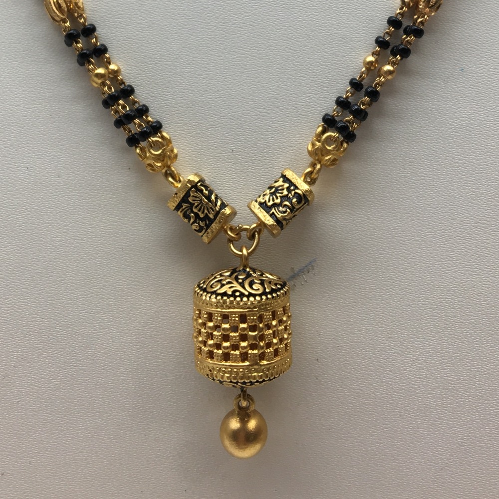 916gold antique wedding jewellery mangalsutra dokia - Image 2