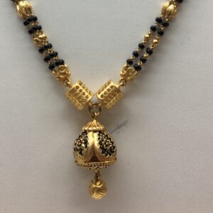 22ct gold antique wedding jewellery mangalsutra dokia