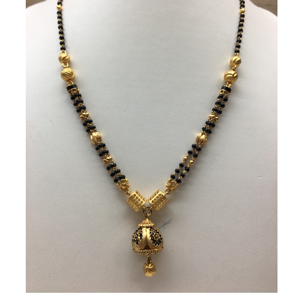 22ct gold antique wedding jewellery mangalsutra dokia