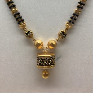 916 gold antique bridal mangalsutra dokiya