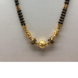 22kt antique mangalsutra dokiya