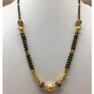 22kt antique mangalsutra dokiya
