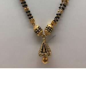 22kt fancy antique mangalsutra dokiya