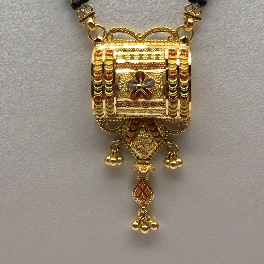 916 gold Kalkati mangalsutra