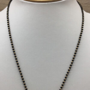916 gold cz mangalsutra dokiya