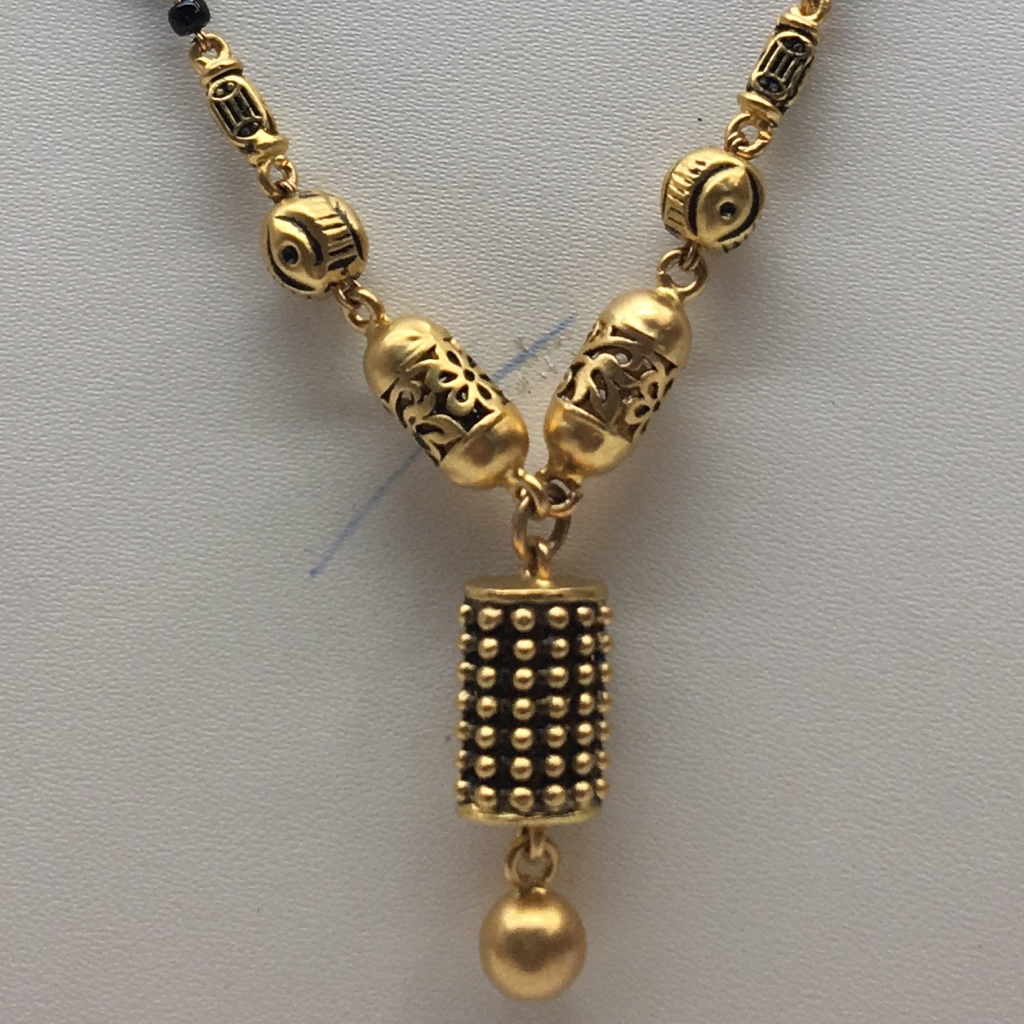 22ct antique light weight Mangalsutra DOKIYA