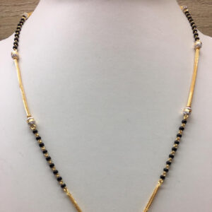 22ct gold cz mangalsutra