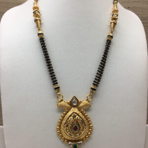 916 gold antique mangalsutra