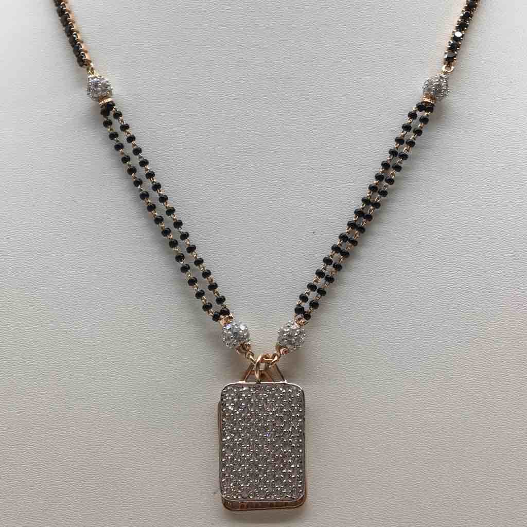 18ct rose gold mangalsutra