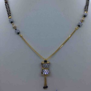 916 Gold CZ FANCY MANGALSUTRA DOKIA