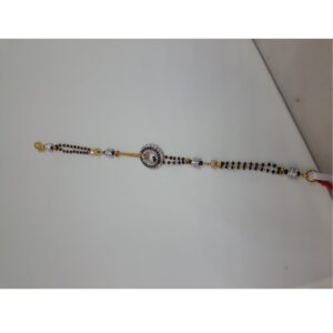 22KT Gold CZ Attractive Mangalsutra Bracelet IO-B011