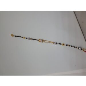 916 Gold Designer Mangalsutra Bracelet IO-B010