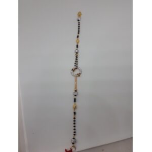 916 Gold CZ Mangalsutra Bracelet IO-B002