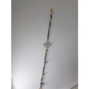 916 Gold CZ Mangalsutra Bracelet IO-B001