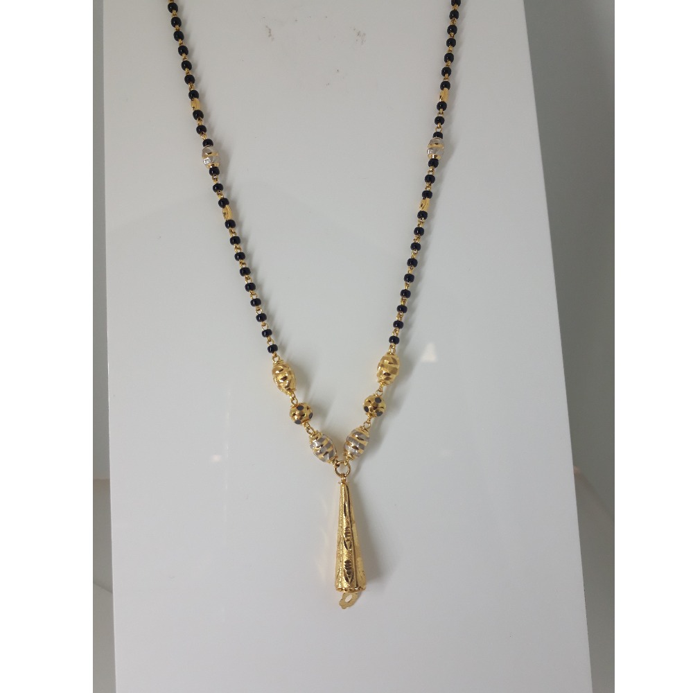 916 gold fancy mangalsutra io-021