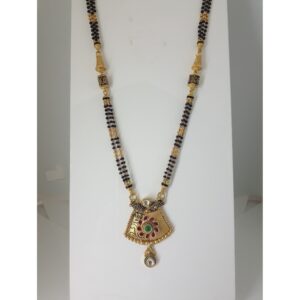916 Gold Attractive Jadtar Mangalsutra IO-A020