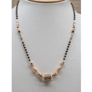 22K Gold Antique Mangalsutra Dokia IO-AN010